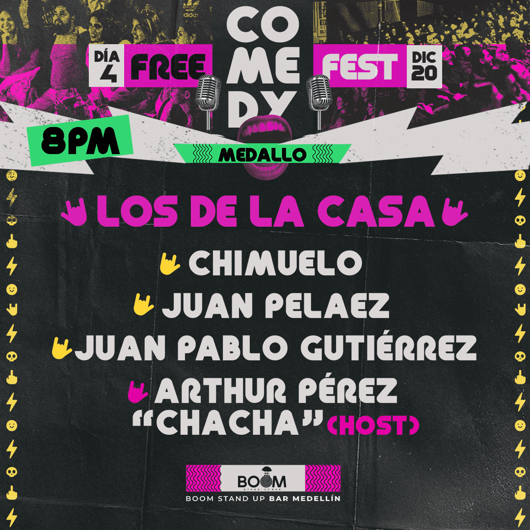 Free Comedy Fest Medallo - Día 4