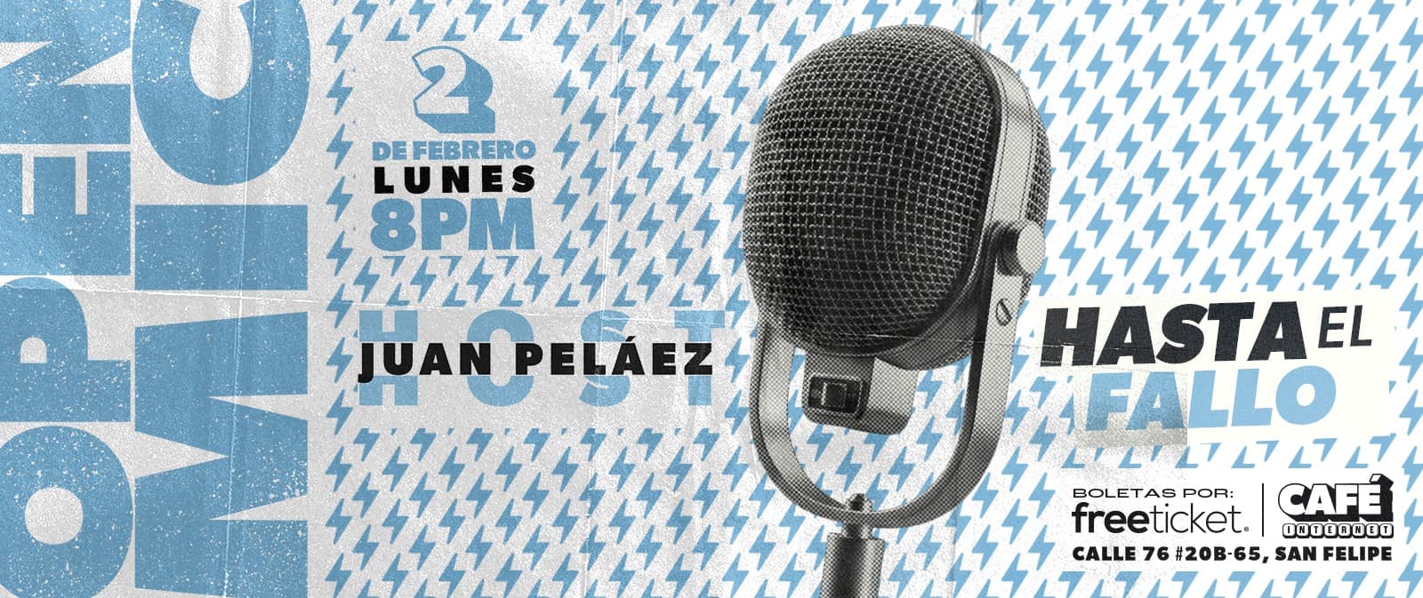 OPEN MIC - HASTA EL FALLO-